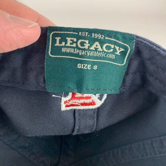 Penn Quakers NCAA Navy Blue Legacy Fitted Hat Mens Small - Picture 5 of 5